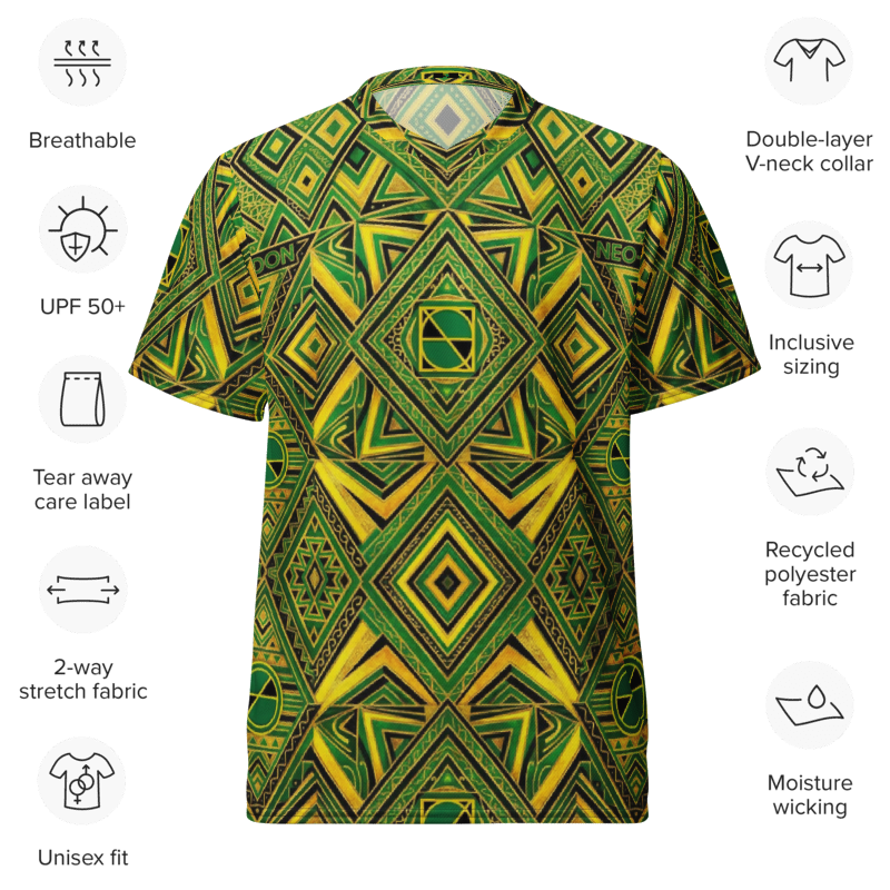 'JAM' Recycled unisex sports jersey - Likkle