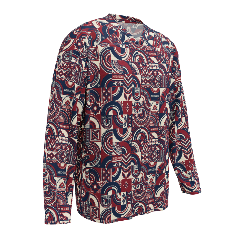 'Merca' Recycled hockey fan jersey - Crest