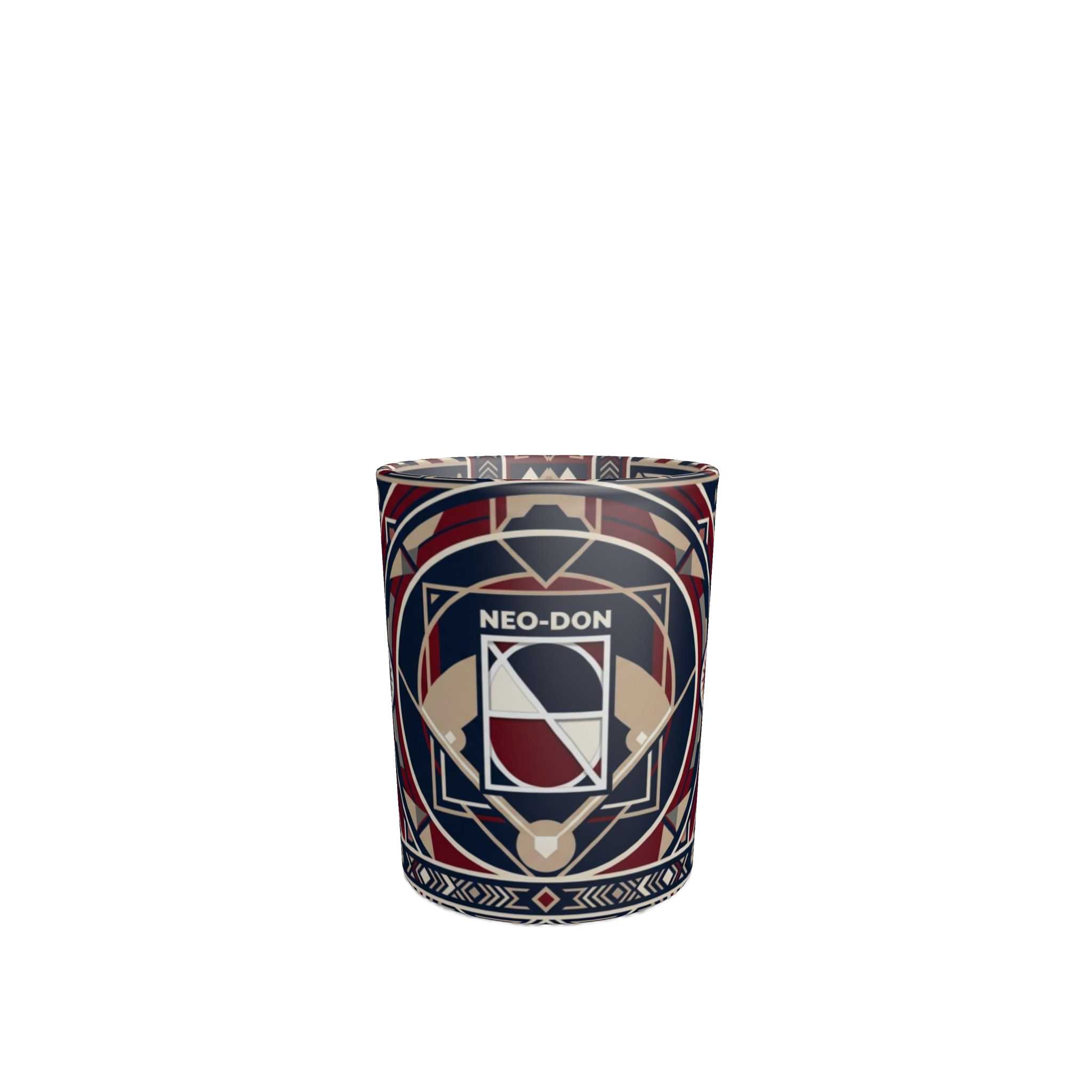 'Merca' Round Shot Glasses (Set of 6) - Massachusetts