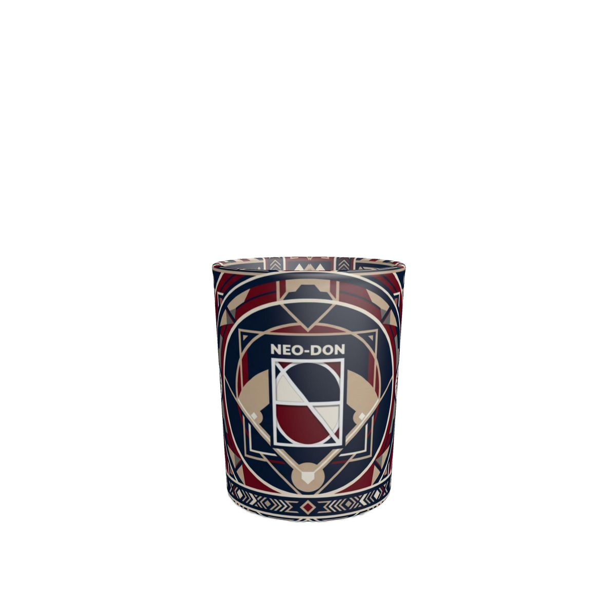 'Merca' Round Shot Glasses (Set of 6) - Massachusetts