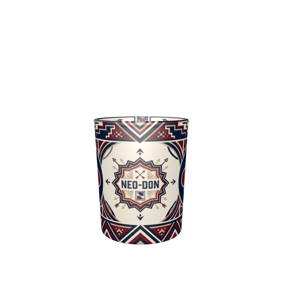 'Merca' Round Shot Glasses (Set of 6) - Massachusetts