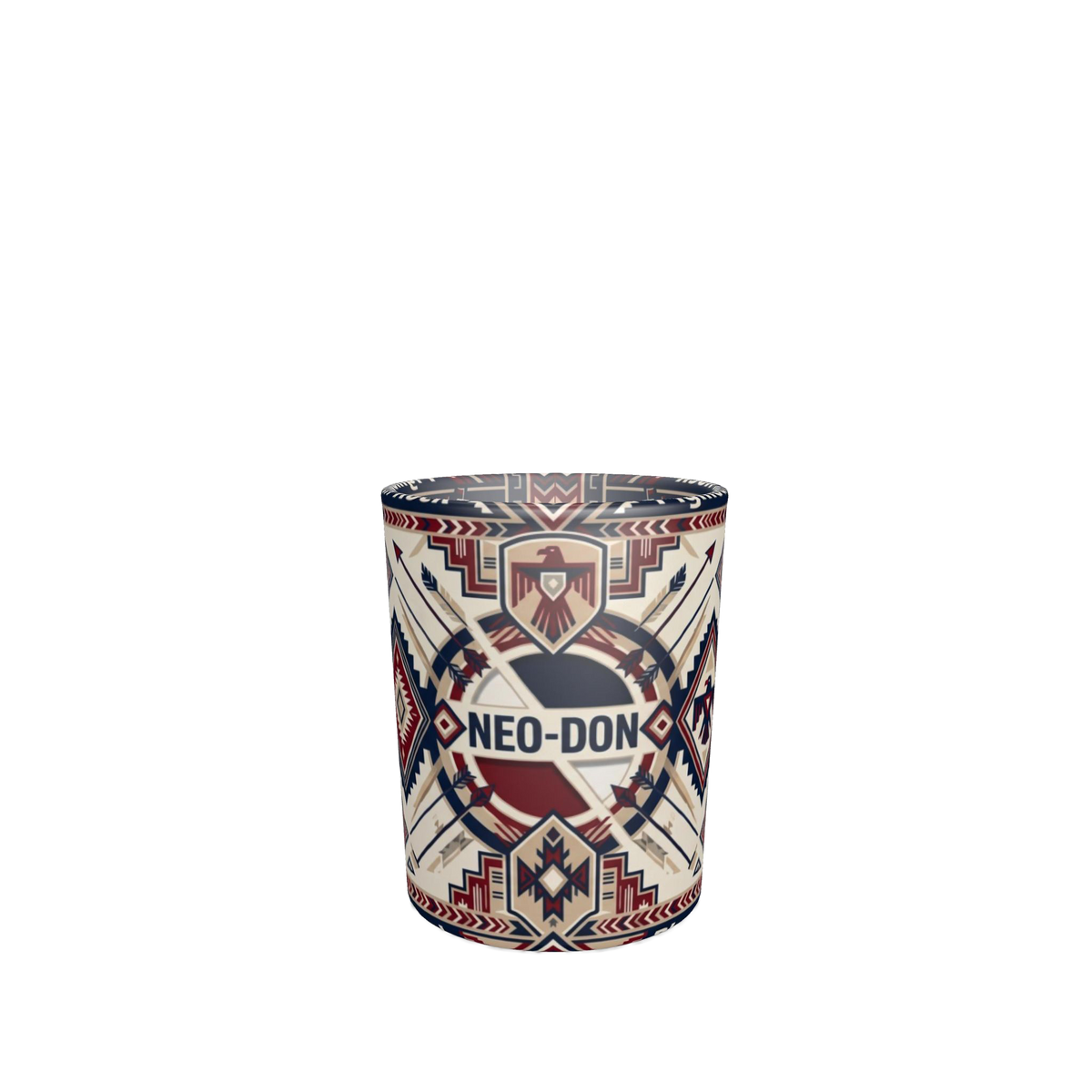 'Merca' Round Shot Glasses (Set of 6) - Massachusetts