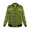 "Jam' Women's Reversible Silk Bomber Jacket - True/Growth