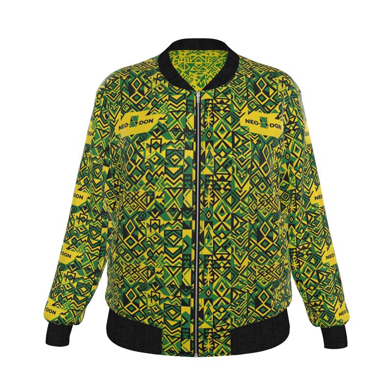 "Jam' Women's Reversible Silk Bomber Jacket - True/Growth