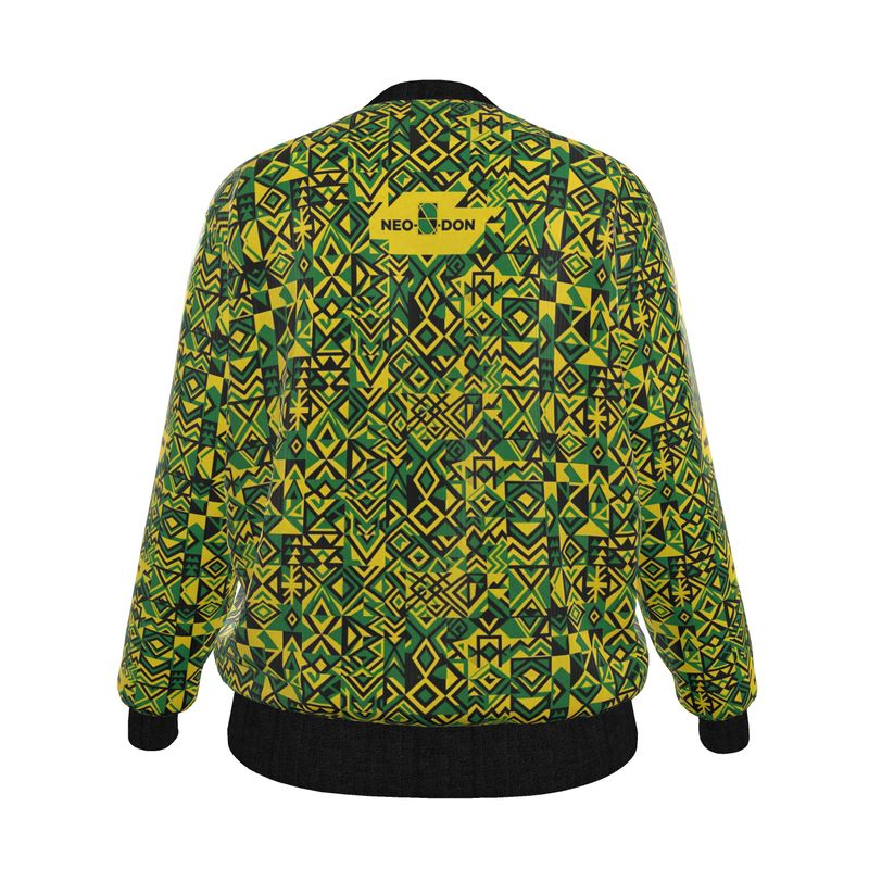 "Jam' Women's Reversible Silk Bomber Jacket - True/Growth