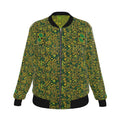 'Jam' Women's Reversible Silk Bomber Jacket - Dehso/Yahso