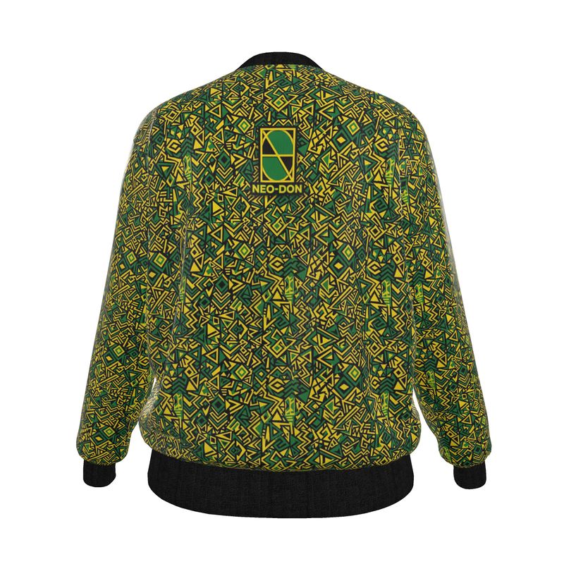 'Jam' Women's Reversible Silk Bomber Jacket - Dehso/Yahso