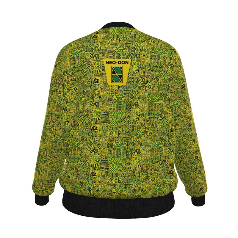 'Jam' Women's Reversible Silk Bomber Jacket - Dehso/Yahso