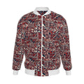 'Merca' Mens Reversible Silk Bomber Jacket - Guide/Provide