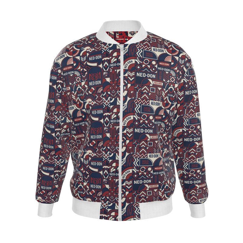 'Merca' Mens Reversible Silk Bomber Jacket - Inspire / Virtue