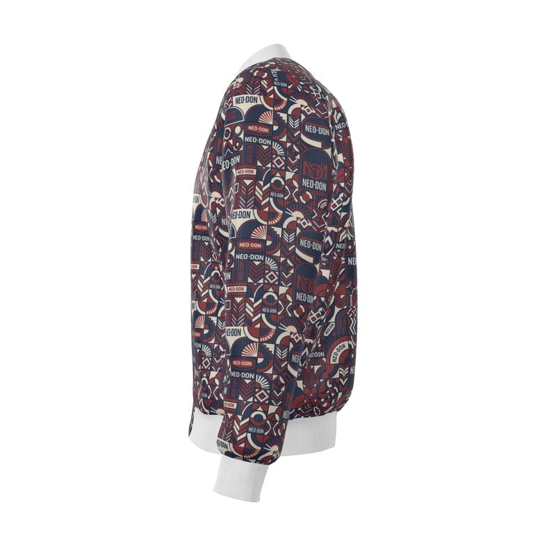 'Merca' Mens Reversible Silk Bomber Jacket - Inspire / Virtue