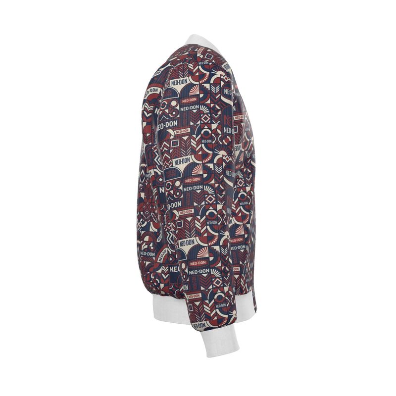 'Merca' Mens Reversible Silk Bomber Jacket - Inspire / Virtue