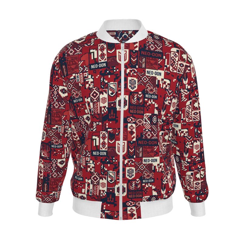 'Merca' Mens Reversible Silk Bomber Jacket - Inspire / Virtue