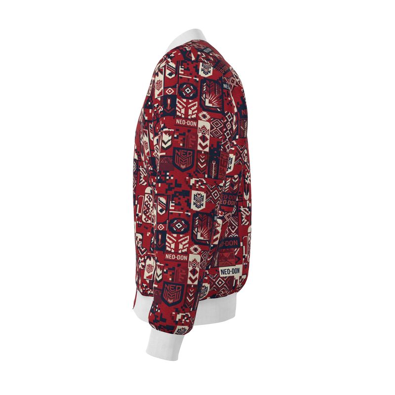 'Merca' Mens Reversible Silk Bomber Jacket - Inspire / Virtue