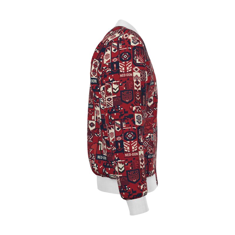 'Merca' Mens Reversible Silk Bomber Jacket - Inspire / Virtue