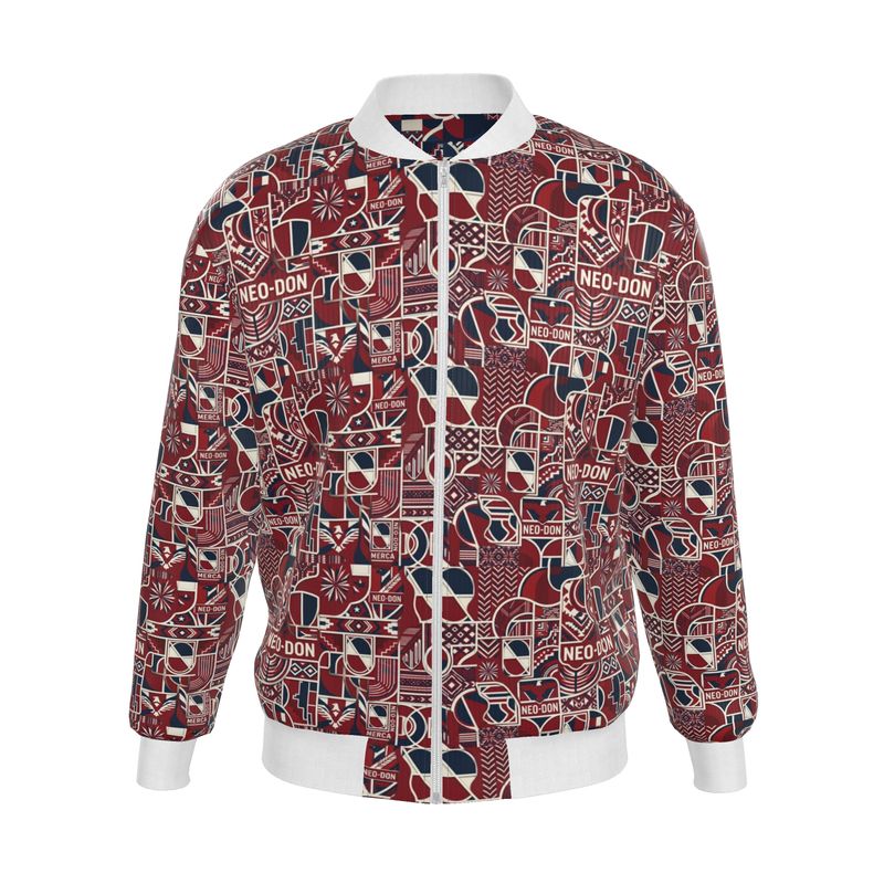 Copy of Copy of 'Merca' Mens Reversible Silk Bomber Jacket -