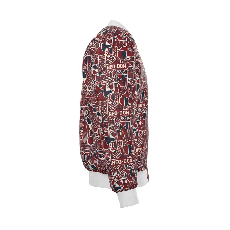 Copy of Copy of 'Merca' Mens Reversible Silk Bomber Jacket -