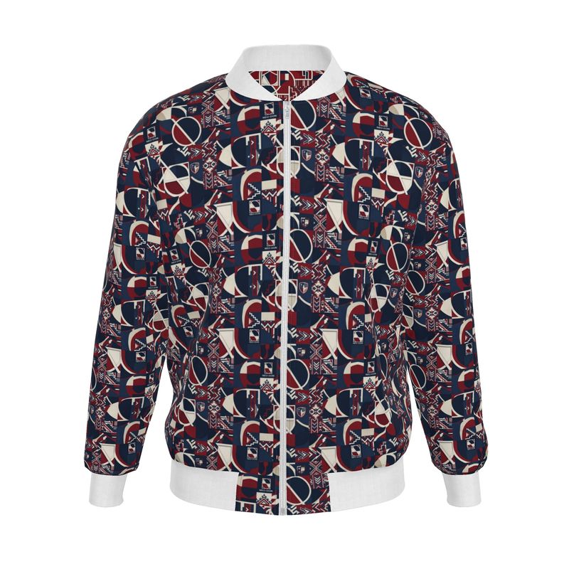 Copy of Copy of 'Merca' Mens Reversible Silk Bomber Jacket -