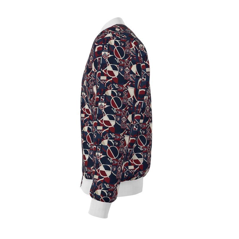 Copy of Copy of 'Merca' Mens Reversible Silk Bomber Jacket -