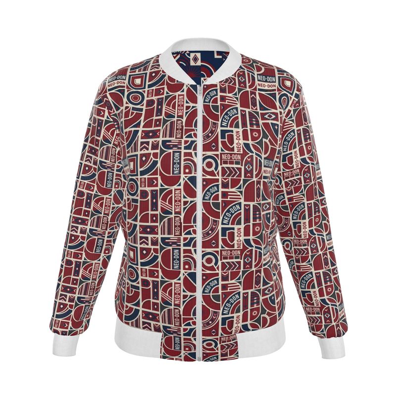 'Merca' Women's Reversible Silk Bomber Jacket -  Construct/Build