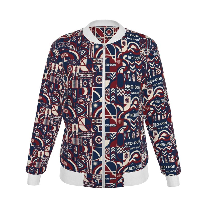 'Merca' Women's Reversible Silk Bomber Jacket -  Construct/Build