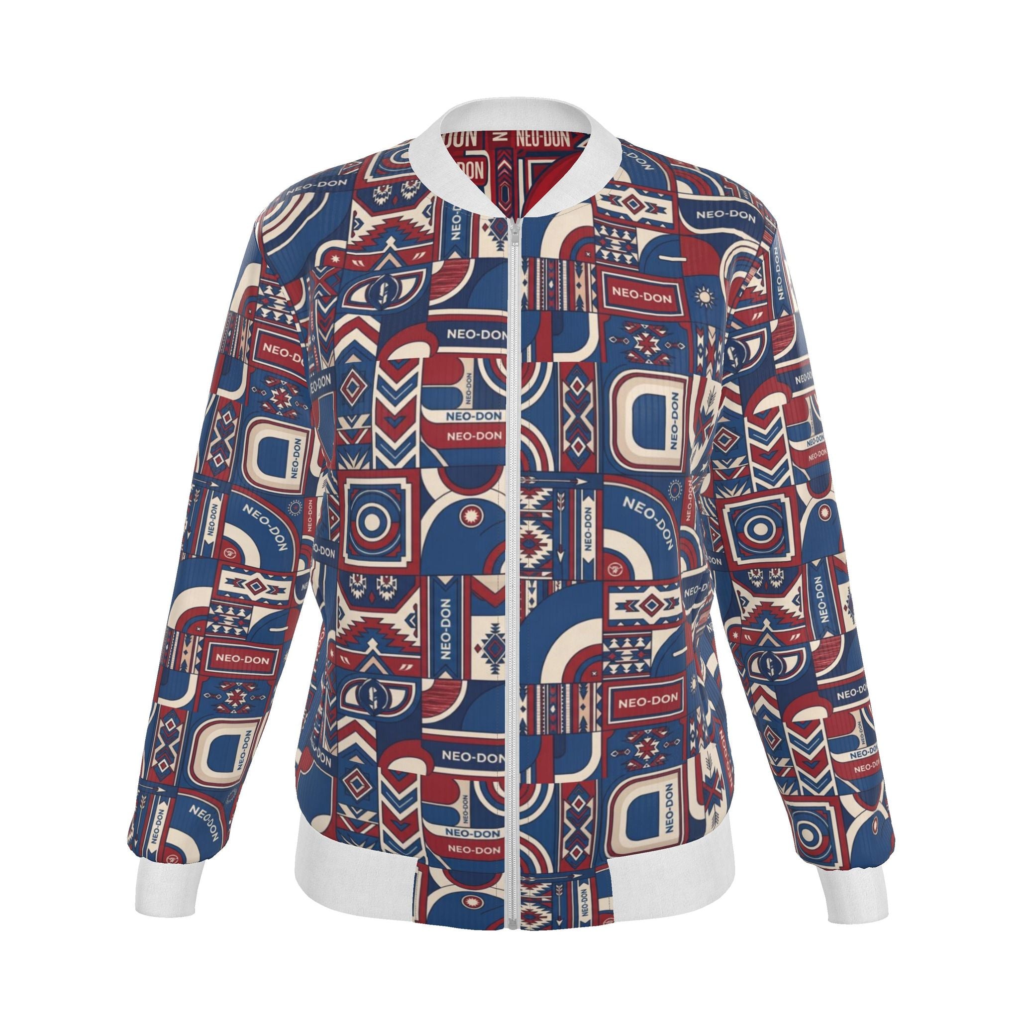 Merca' Women's Reversible Silk Bomber Jacket -