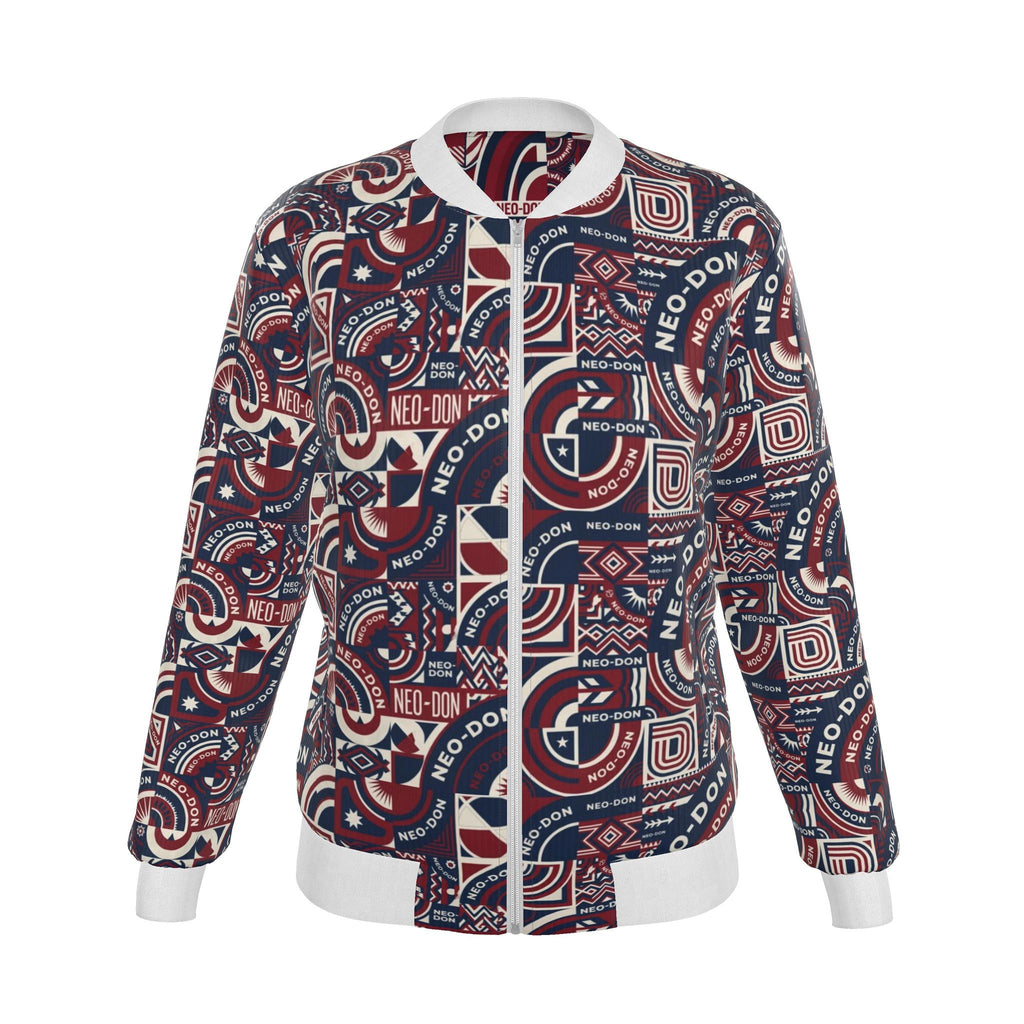 'Merca' Women's Reversible Silk Bomber Jacket -  Construct/Build