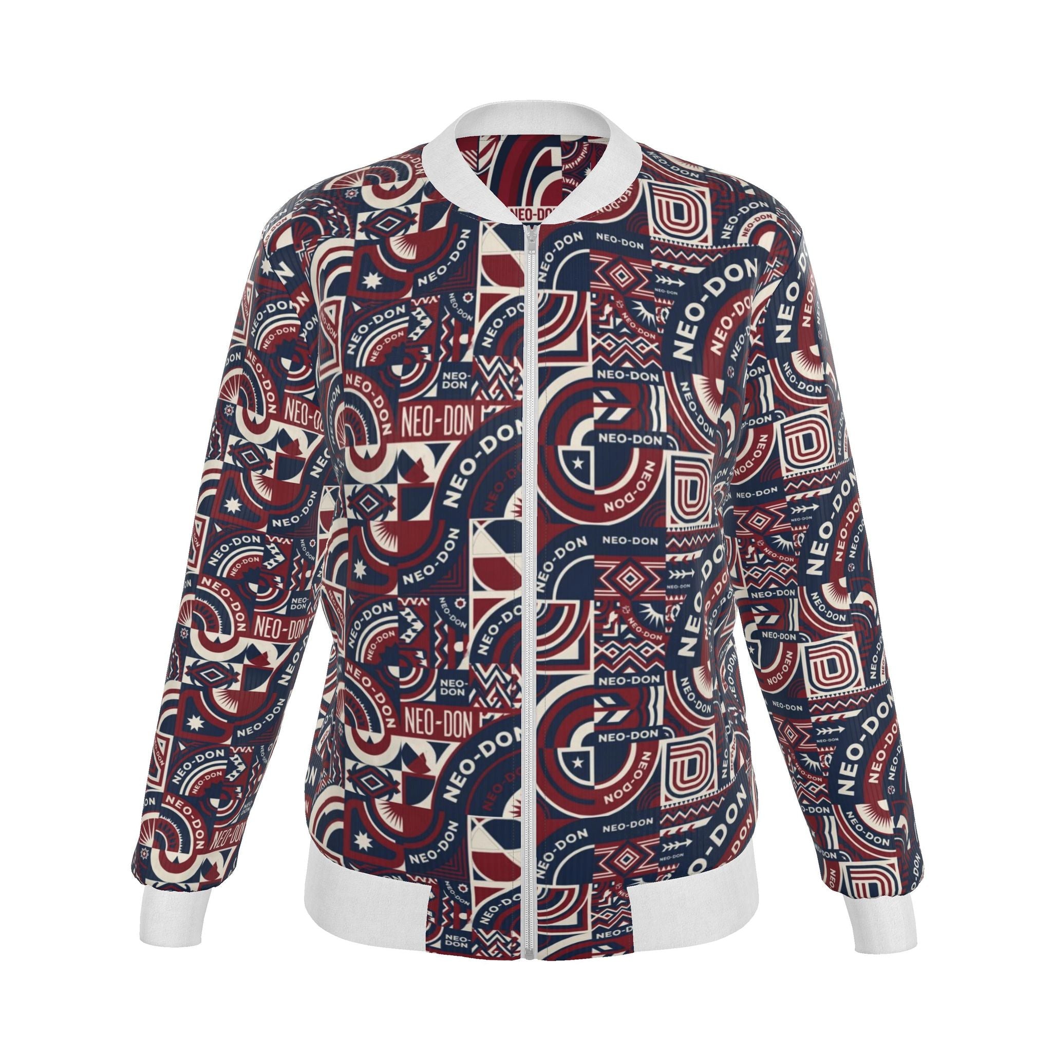 'Merca' Women's Reversible Silk Bomber Jacket -  Construct/Build