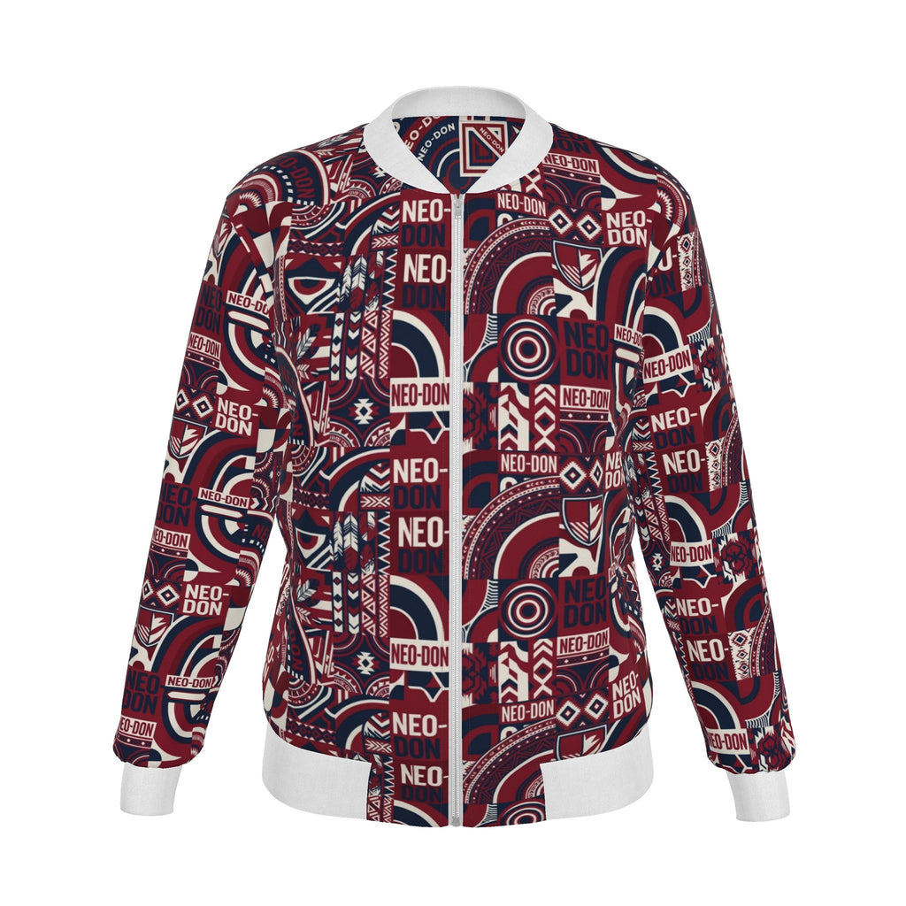 'Merca' Women's Reversible Silk Bomber Jacket -  Pack/Dense