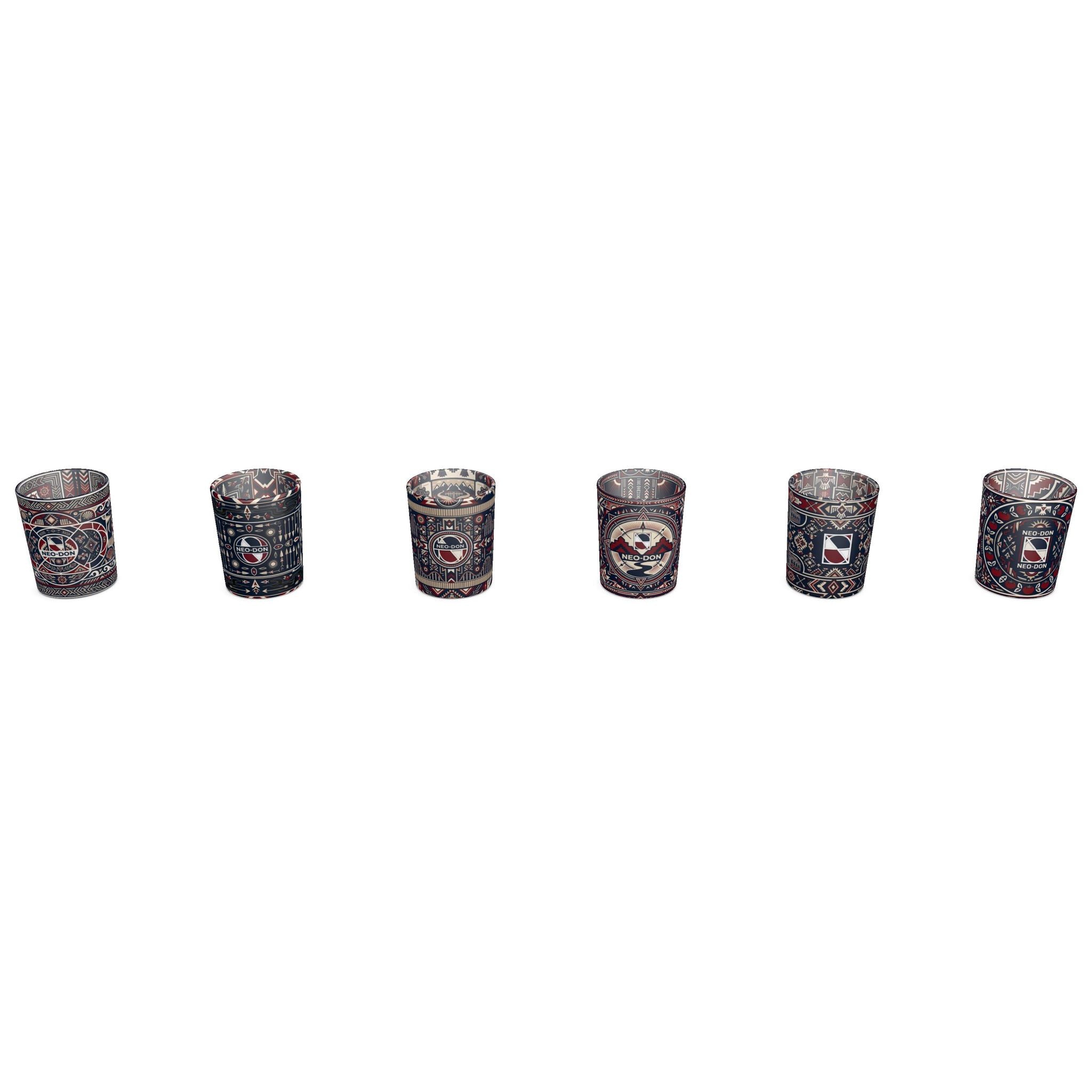 'Merca' Round Shot Glasses (Set of 6) - New Jersey