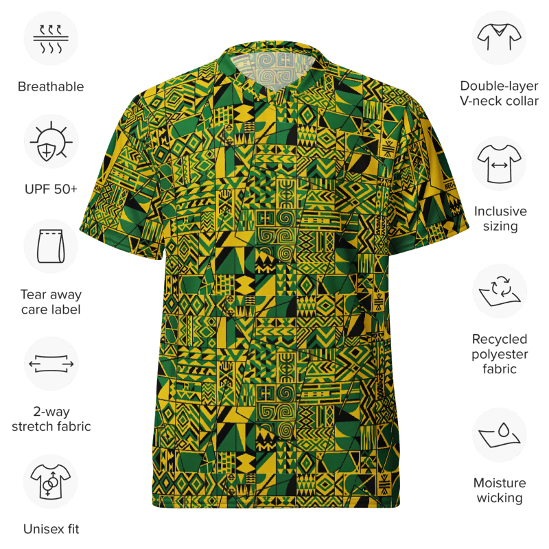 'JAM' Recycled unisex sports jersey - Tick