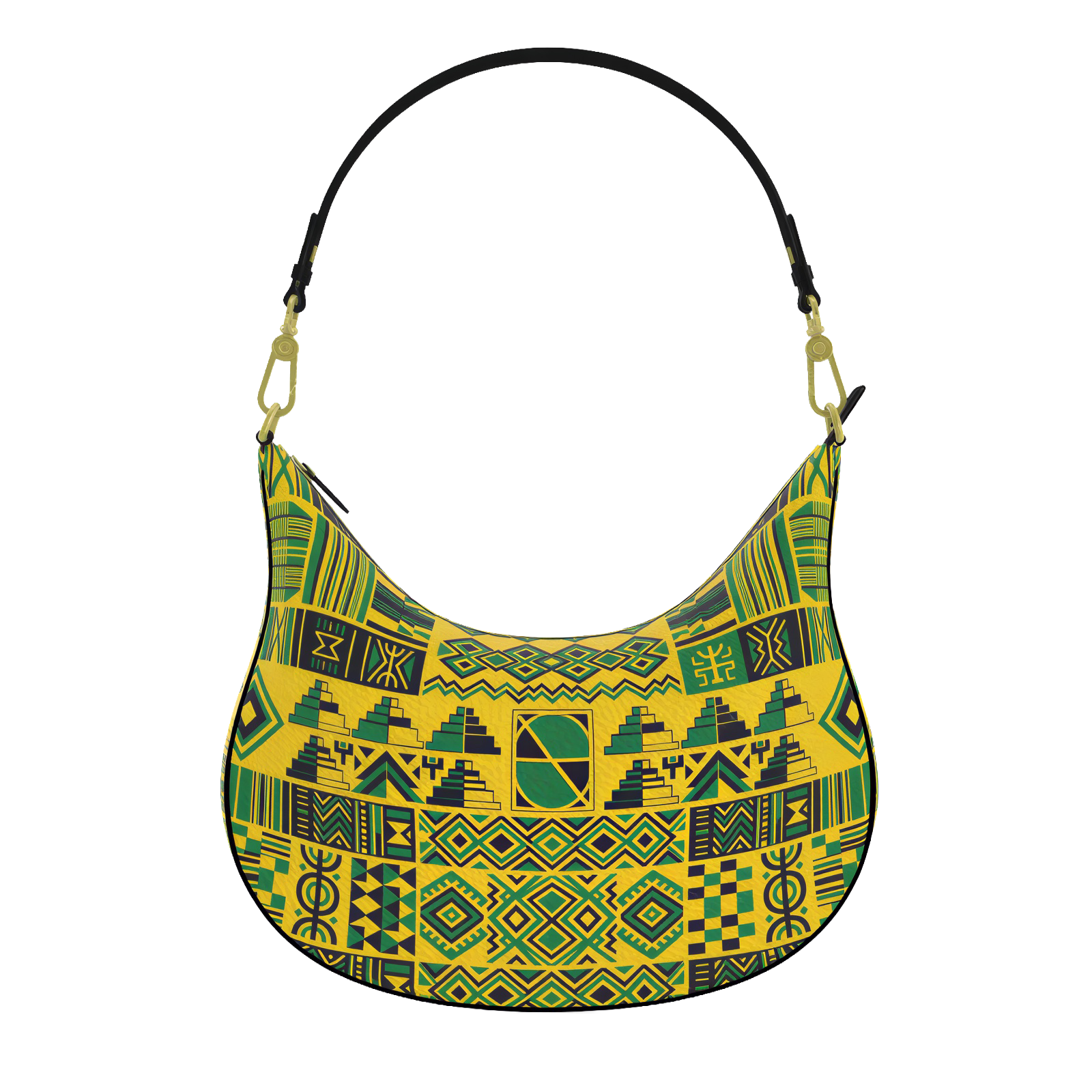 'Jam' Curve Hobo Bag - Hide