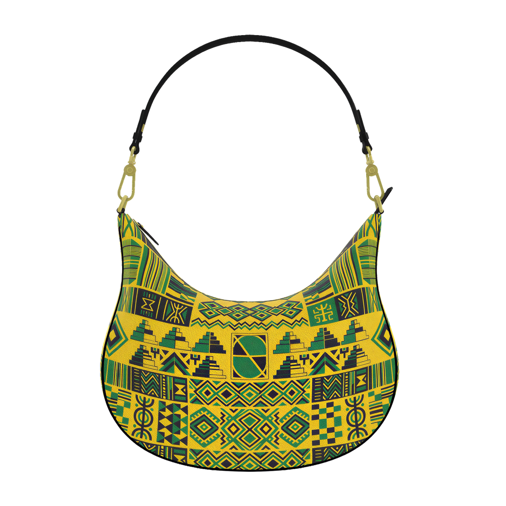 'Jam' Curve Hobo Bag - Hide