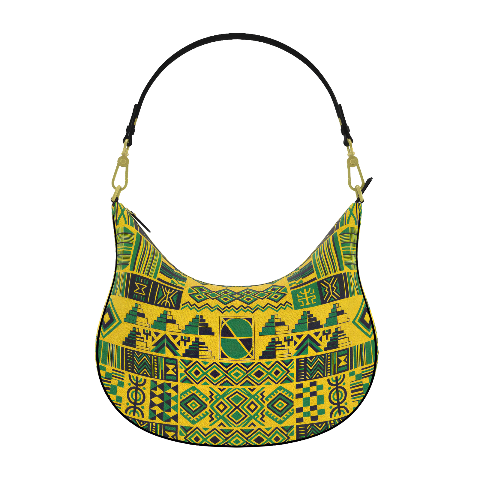'Jam' Curve Hobo Bag - Hide