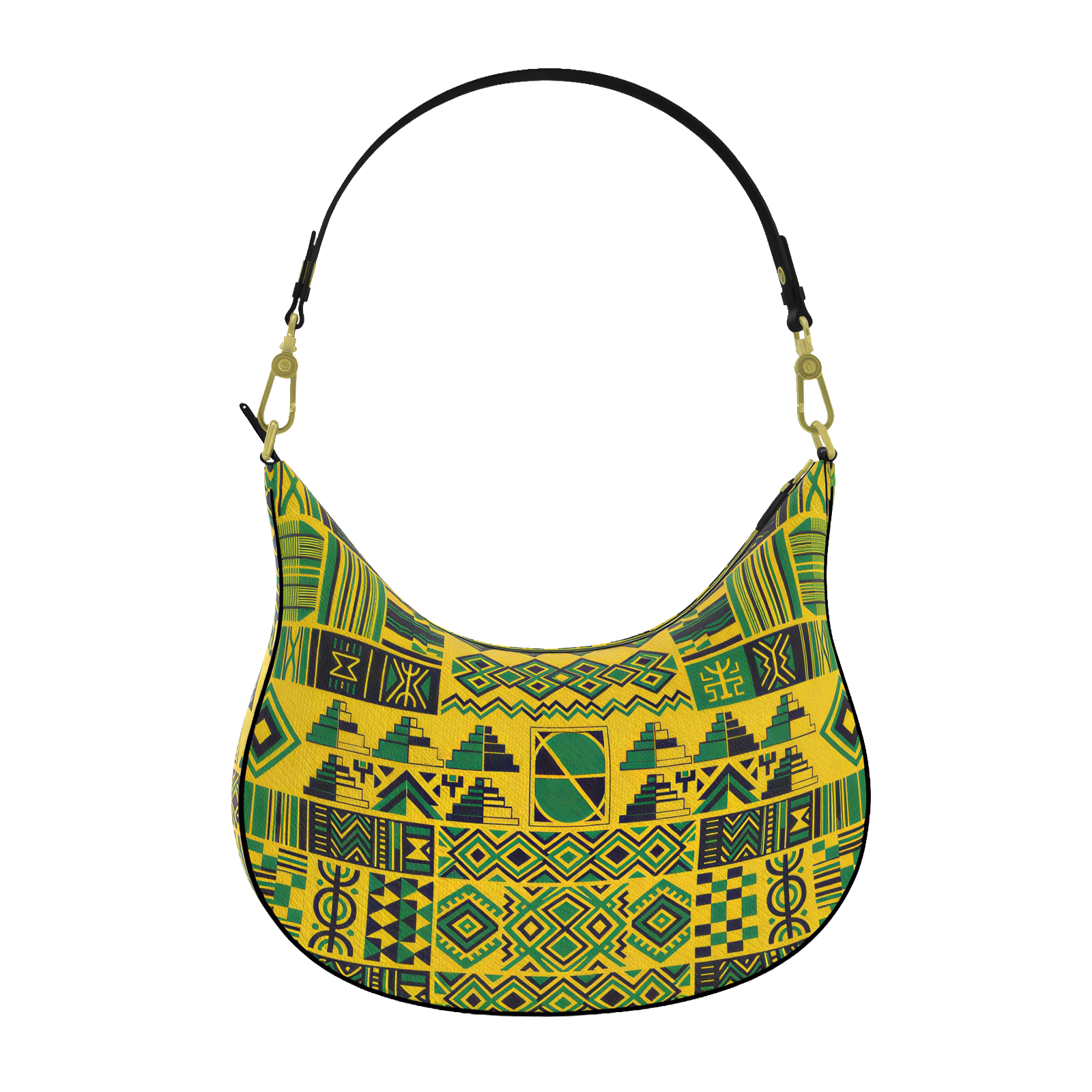 'Jam' Curve Hobo Bag - Hide