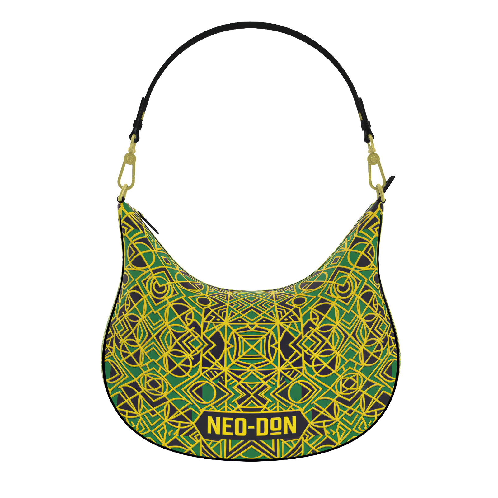 'Jam' Curve Hobo Bag - Spine