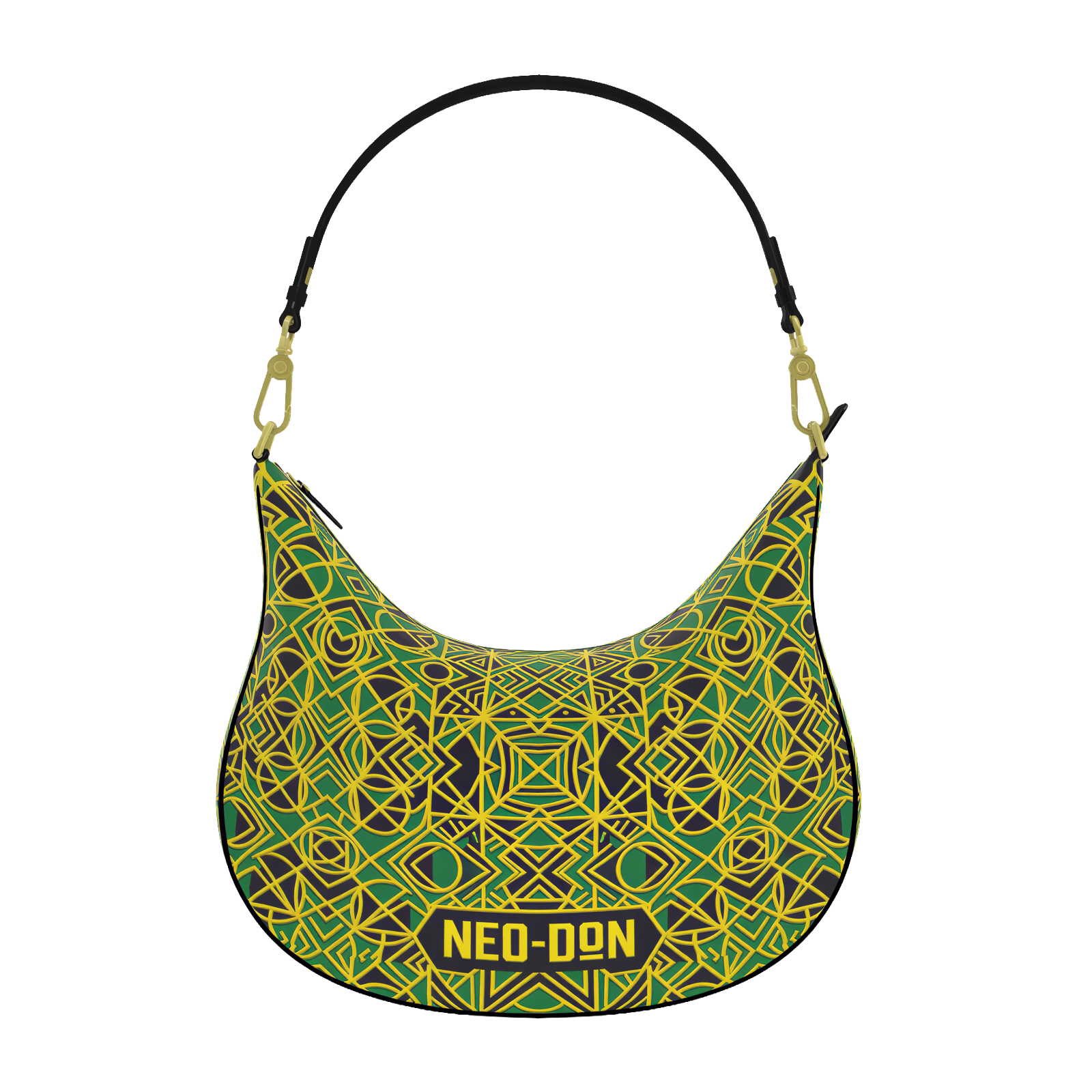 'Jam' Curve Hobo Bag - Spine