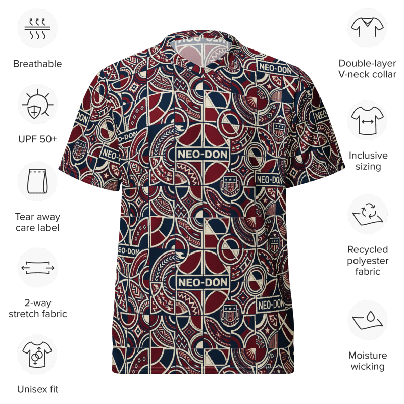 'Merca' Recycled unisex sports jersey - Bridge