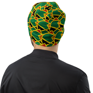 Neo-Don 'JamRas' All-Over Print Beanie - 6