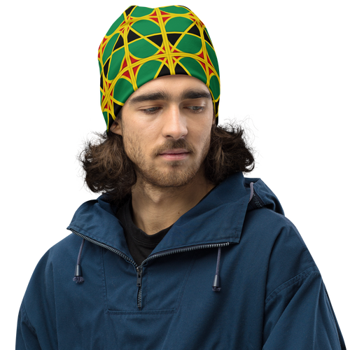 Neo-Don 'JamRas' All-Over Print Beanie - 4