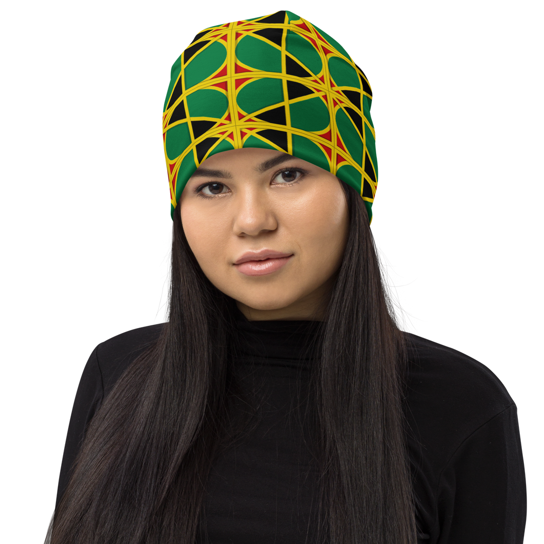 Neo-Don 'JamRas' All-Over Print Beanie - 5