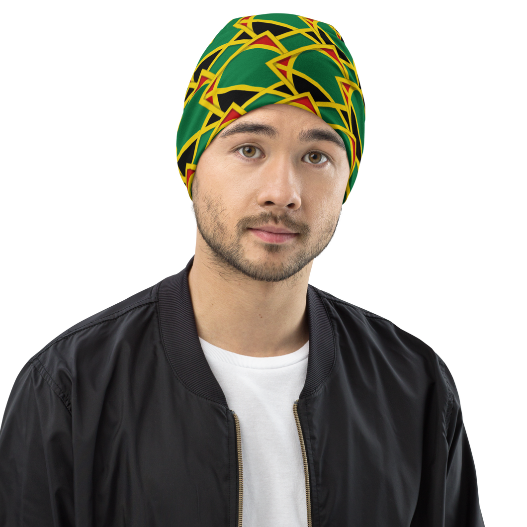 Neo-Don 'JamRas' All-Over Print Beanie - 6