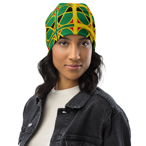 Neo-Don 'JamRas' All-Over Print Beanie - 7