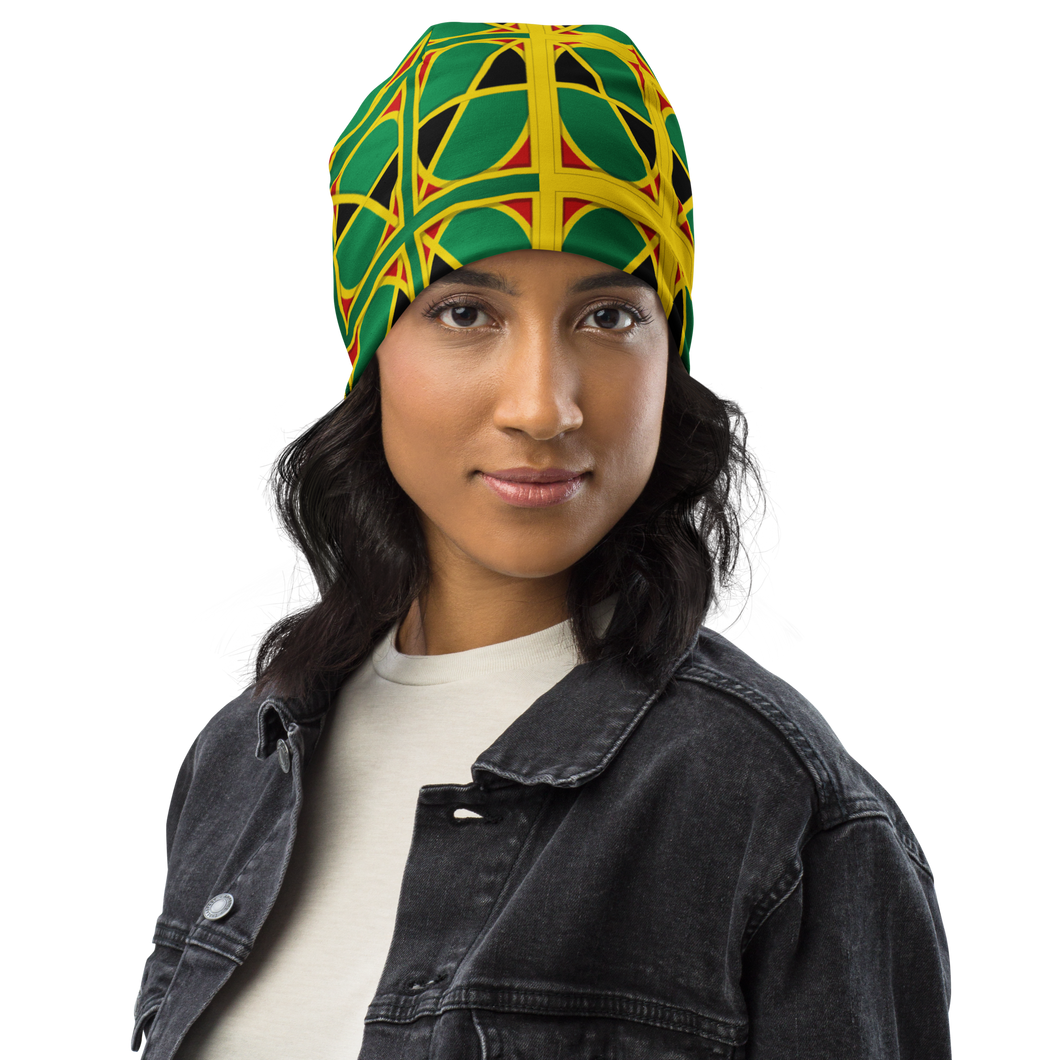 Neo-Don 'JamRas' All-Over Print Beanie - 7