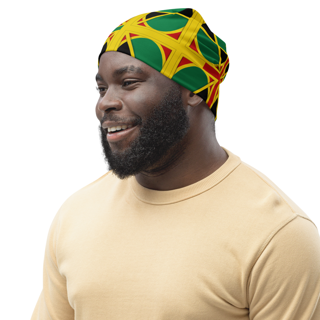 Neo-Don 'JamRas' All-Over Print Beanie - 8