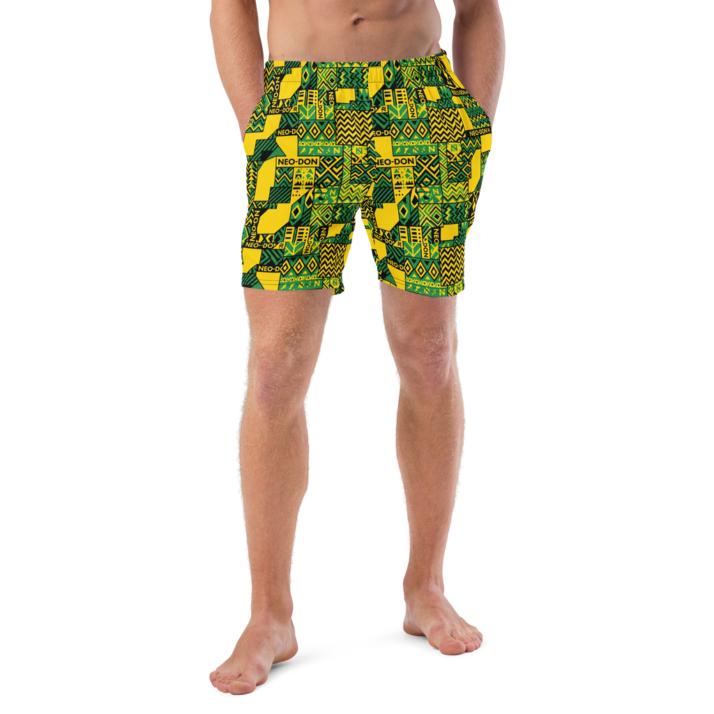 'Jam' Recycled Swim Trunks - Pipe