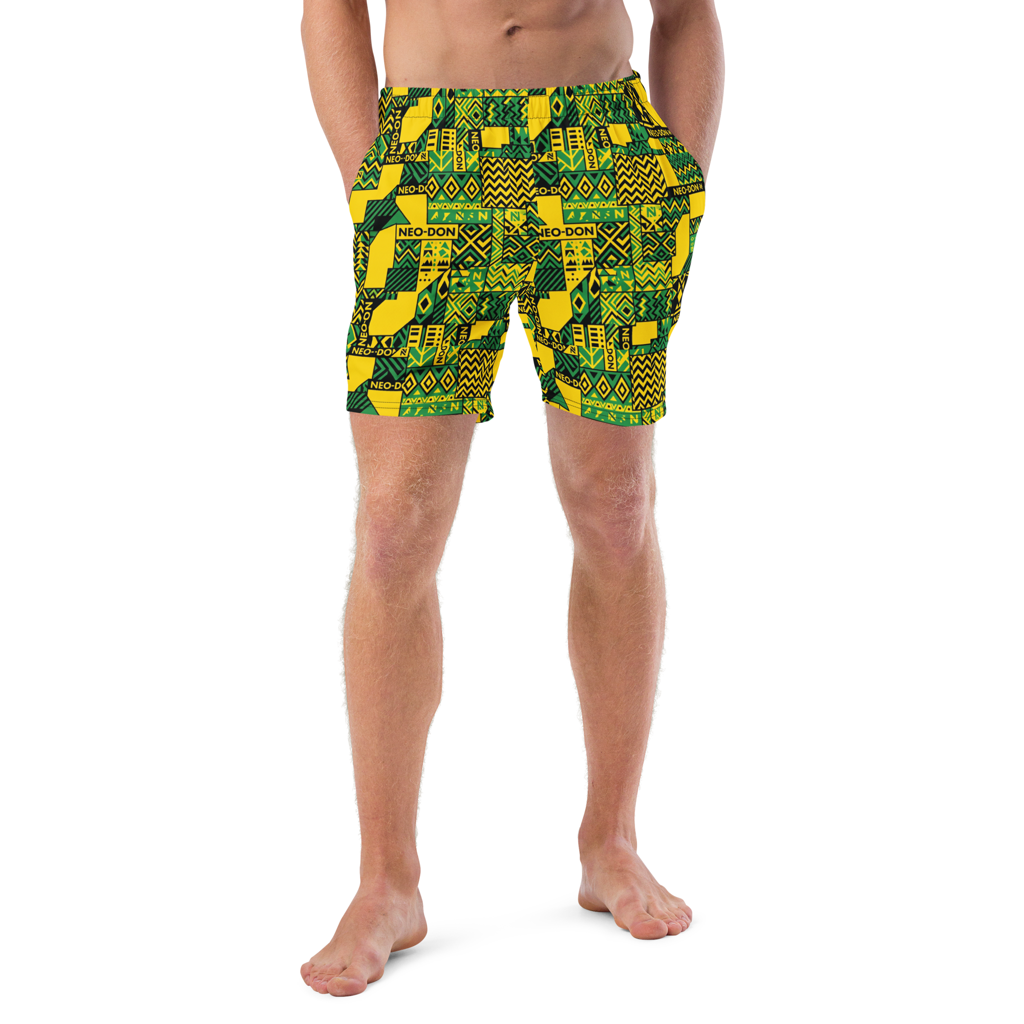 'Jam' Recycled Swim Trunks - Pipe