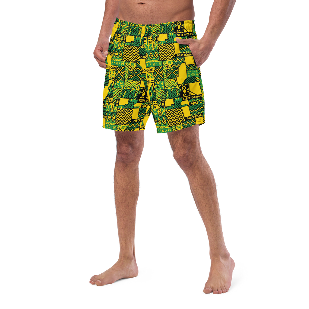 'Jam' Recycled Swim Trunks - Pipe