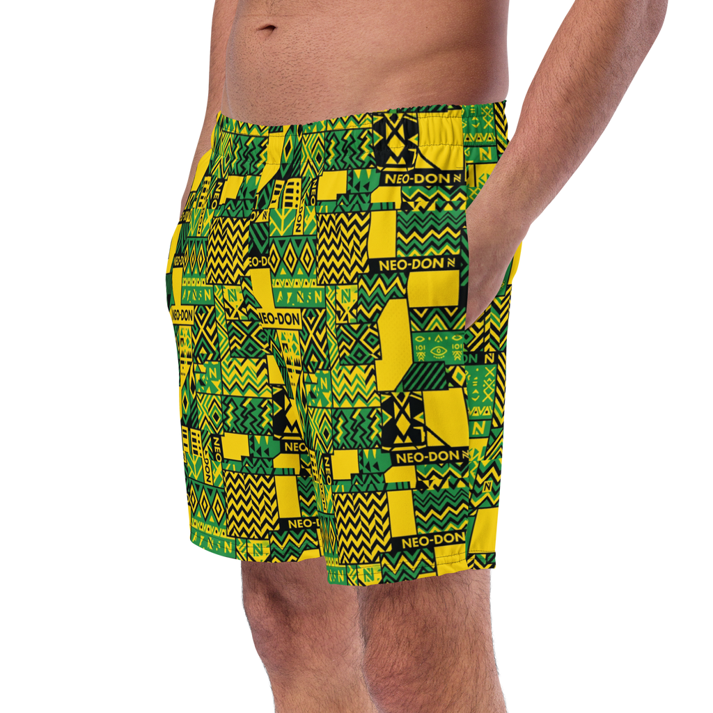 'Jam' Recycled Swim Trunks - Pipe