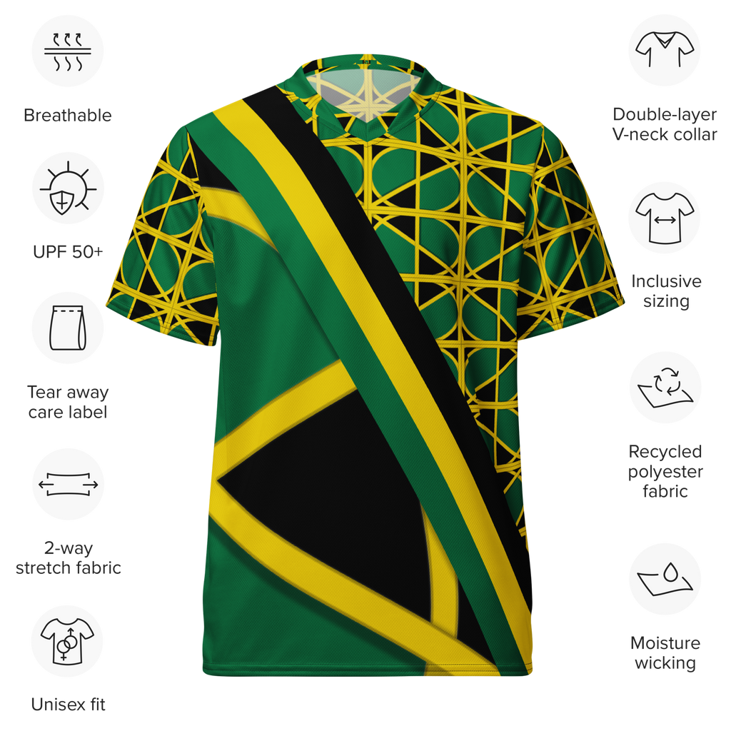 'Jam' Recycled unisex sports jersey - Sash